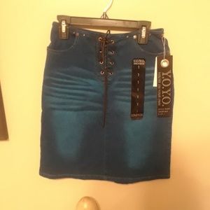 Jean skirt